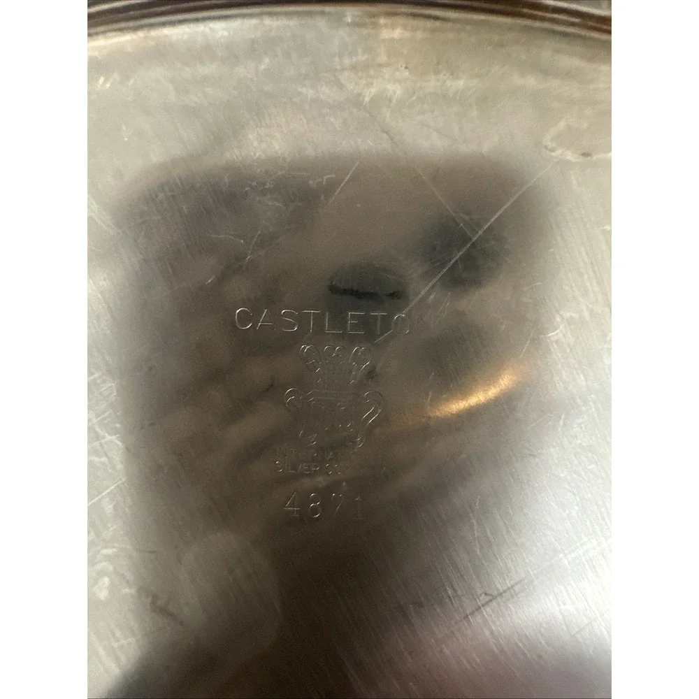 International Silver Company Castleton 4871 Tray Decorative Platter 12
